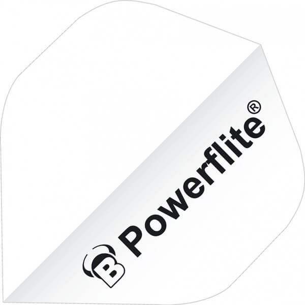 Se Powerflite Flights - Hvid - 6-pack hos Dartshop
