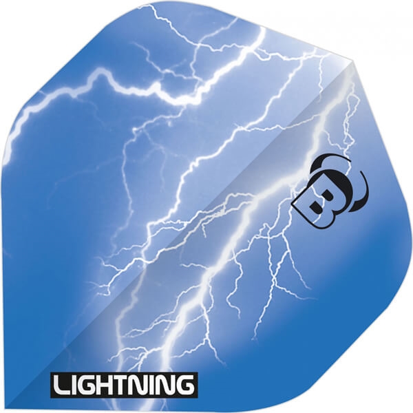 Se Lightning Flights - Blå hos Dartshop