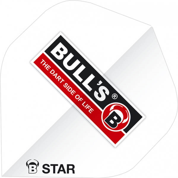 Billede af B-Star Flights - Bull's Logo Hvid