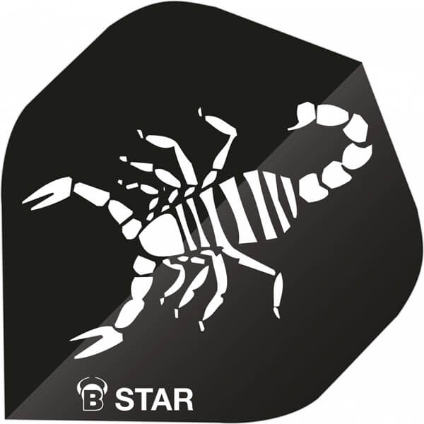 Se B-Star Flights - Skorpion sort hos Dartshop