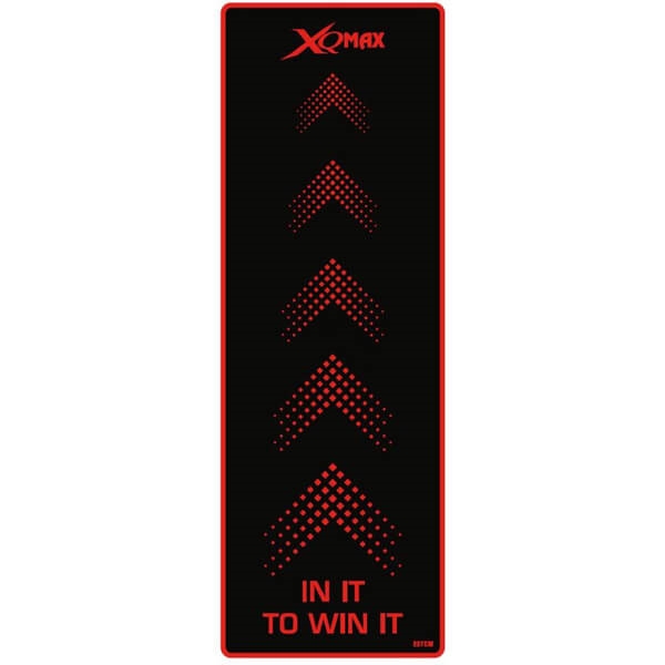 2: XQ Max Darts, Sort/Rød Tæppe (80 cm)