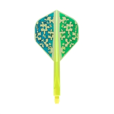 Condor Axe Flights Std. - GT Monster 2 Neon Gul, Kort